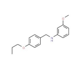 3-Methoxy-N-(4-propoxybenzyl)aniline - chemical structure image
