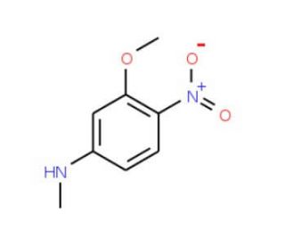 3-Methoxy-N-methyl-4-nitroaniline - chemical structure image
