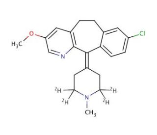3-Methoxy-N-methyldesloratadine-d4 - chemical structure image