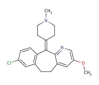 3-Methoxy-N-methyldesloratadine - chemical structure image