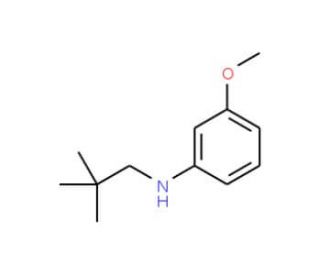 3-Methoxy-N-neopentylaniline - chemical structure image