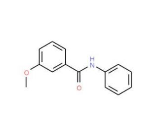 3-Methoxy-N-phenylbenzamide (CAS 6833-23-4) - chemical structure image