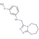 (3-Methoxy-phenyl)-(6,7,8,9-tetrahydro-5H-[1,2,4]triazolo[4,3-a]azepin-3-ylmethyl)-amine - chemical structure image