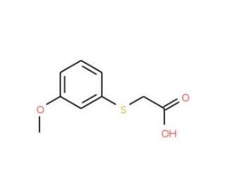 3-Methoxy-phenylthioacetic acid (CAS 3996-32-5) - chemical structure image