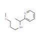 (3-Methoxy-propyl)-(1-pyridin-2-yl-ethyl)-amine - chemical structure image
