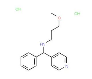 (3-Methoxy-propyl)-(phenyl-pyridin-4-yl-methyl)-amine dihydrochloride - chemical structure image