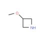 3-Methoxyazetidine (CAS 148644-09-1) - chemical structure image