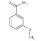 3-Methoxybenzamide (CAS 5813-86-5) - chemical structure image