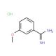 3-Methoxybenzamidine hydrochloride (CAS 26113-44-0) - chemical structure image