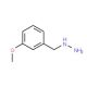 (3-methoxybenzyl)hydrazine dihydrochloride (CAS 85293-12-5) - chemical structure image