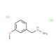 3-Methoxybenzylhydrazine dihydrochloride (CAS 194242-26-7) - chemical structure image