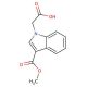 [3-(methoxycarbonyl)-1H-indol-1-yl]acetic acid - chemical structure image