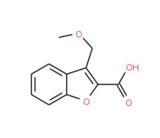 3-Methoxymethyl-benzofuran-2-carboxylic acid - chemical structure image