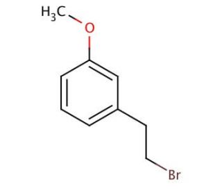 3-Methoxyphenethyl bromide (CAS 2146-61-4) - chemical structure image