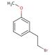 3-Methoxyphenethyl bromide (CAS 2146-61-4) - chemical structure image