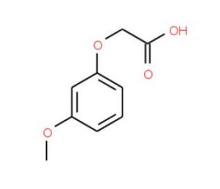 3-Methoxyphenoxyacetic acid (CAS 2088-24-6) - chemical structure image