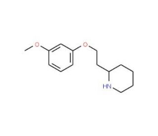 3-Methoxyphenyl 2-(2-piperidinyl)ethyl ether - chemical structure image