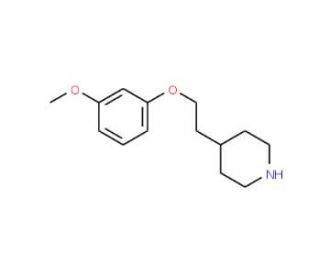 3-Methoxyphenyl 2-(4-piperidinyl)ethyl ether - chemical structure image