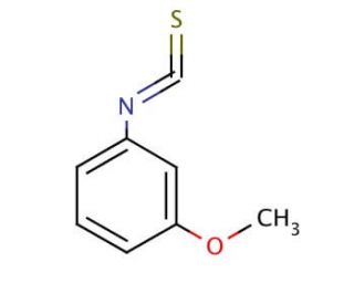 3-Methoxyphenyl isothiocyanate (CAS 3125-64-2) - chemical structure image