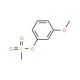 3-Methoxyphenyl methanesulfonate (CAS 52200-03-0) - chemical structure image