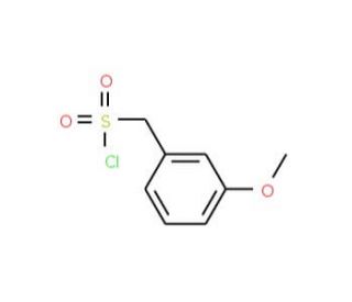 (3-methoxyphenyl)methanesulfonyl chloride (CAS 163295-76-9) - chemical structure image