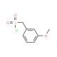 (3-methoxyphenyl)methanesulfonyl chloride (CAS 163295-76-9) - chemical structure image