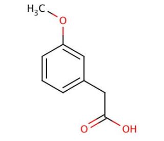 3-Methoxyphenylacetic Acid (CAS 1798-09-0) - chemical structure image