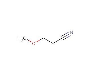 3-methoxypropanenitrile (CAS 110-67-8) - chemical structure image