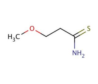 3-methoxypropanethioamide - chemical structure image
