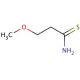 3-methoxypropanethioamide - chemical structure image