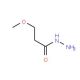 3-Methoxypropionic acid hydrazide (CAS 21920-89-8) - chemical structure image