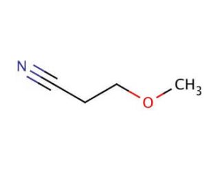 3-Methoxypropionitrile (CAS 110-67-8) - chemical structure image