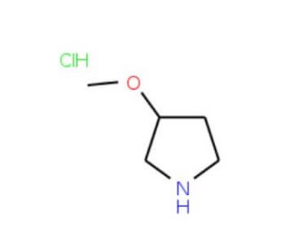 3-Methoxypyrrolidine hydrochloride (CAS 136725-50-3) - chemical structure image