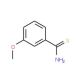 3-Methoxythiobenzamide (CAS 64559-06-4) - chemical structure image