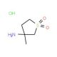 3-Methyl-1,1-dioxo-tetrahydro-1lambda*6*-thiophen-3-ylamine hydrochloride - chemical structure image