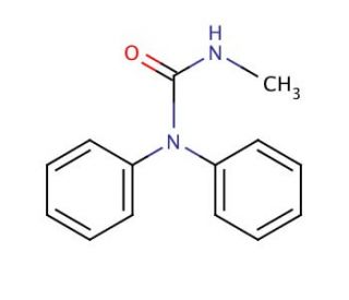 3-Methyl-1,1-diphenylurea (CAS 13114-72-2) - chemical structure image