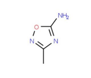 3-methyl-1,2,4-oxadiazol-5-amine (CAS 3663-39-6) - chemical structure image