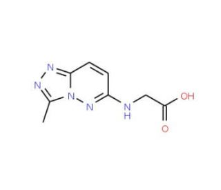 (3-Methyl-[1,2,4]triazolo[4,3-b]pyridazin-6-ylamino)-acetic acid - chemical structure image