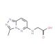 (3-Methyl-[1,2,4]triazolo[4,3-b]pyridazin-6-ylamino)-acetic acid - chemical structure image