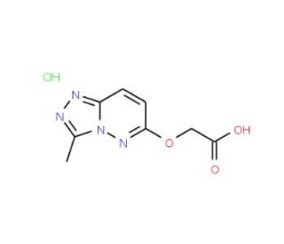 (3-Methyl-[1,2,4]triazolo[4,3-b]pyridazin-6-yloxy)-acetic acid hydrochloride - chemical structure image