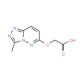 (3-Methyl-[1,2,4]triazolo[4,3-b]pyridazin-6-yloxy)-acetic acid - chemical structure image