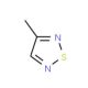 3-Methyl-1,2,5-thiadiazole - chemical structure image