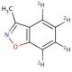 3-Methyl-1,2-benzisoxazole-d4 - chemical structure image