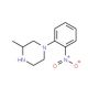 3-Methyl-1-(2-nitro-phenyl)piperazine (CAS 398470-53-6) - chemical structure image