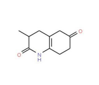 3-Methyl-1,3,4,5,7,8-hexahydro-2,6-quinolinedione (CAS 77903-18-5) - chemical structure image
