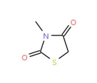 3-Methyl-1,3-thiazolane-2,4-dione (CAS 16312-21-3) - chemical structure image