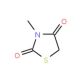 3-Methyl-1,3-thiazolane-2,4-dione (CAS 16312-21-3) - chemical structure image
