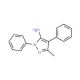 3-methyl-1,4-diphenyl-1H-pyrazol-5-amine (CAS 58314-81-1) - chemical structure image