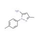 3-Methyl-1-(4-methylphenyl)-1H-pyrazol-5-amine (CAS 62535-60-8) - chemical structure image