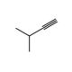 3-Methyl-1-butyne (CAS 598-23-2) - chemical structure image